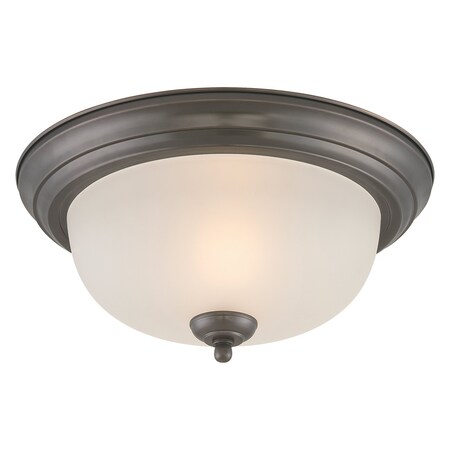 Thomas Pendenza 1325'' Wide 2Light Flush Mount, Oiled Bronze SL878215